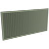 ProtectorAl 1001-2000W X 300-1000H Pale Eucalypt Aluminium Welded Louver Panel Vertical 5mm overlap