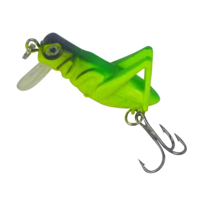 Toppu Mizzu Grasshopper, Green, 6.5g, Size 8 Treble, 35mm