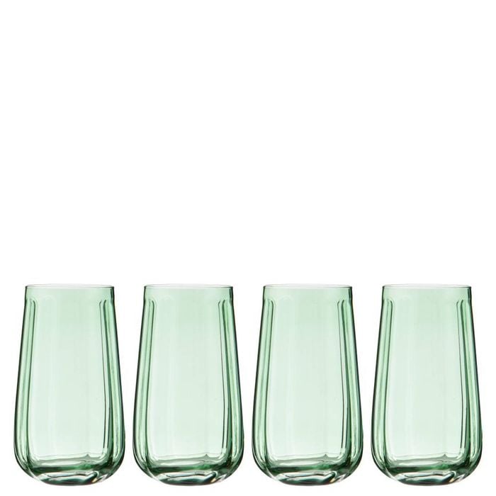 Ladelle Capri Set of 4 Highball Tumblers - Mint