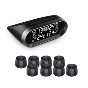 Promata Mata 2 Solar Tyre Pressure Monitor With Carbon Fiber Finish - 8 External Sensors