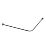 Emro 1200 x 1200 x 25mm Polished Stainless Steel Shower Rail