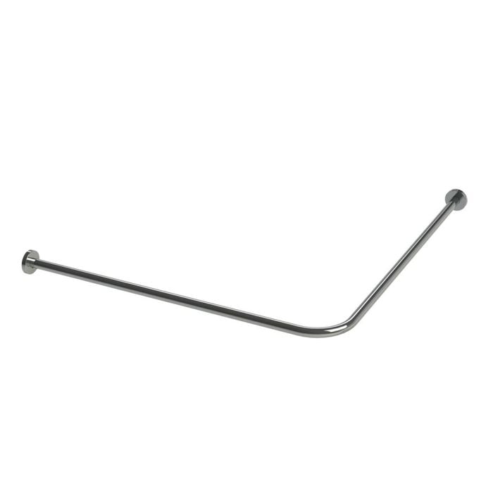 Emro 1200 x 1200 x 25mm Polished Stainless Steel Shower Rail