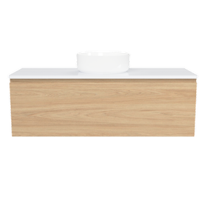 New England Joinery 1200mm Slim SilkSurface Top Wall Hung Vanity
