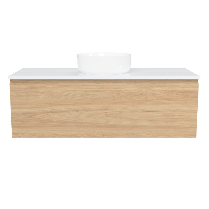 New England Joinery 1200mm Slim SilkSurface Top Wall Hung Vanity