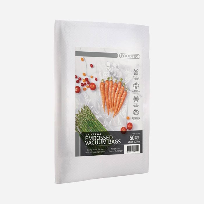 Foodtek Embossed Vac Bags 250x350mm - 50pk