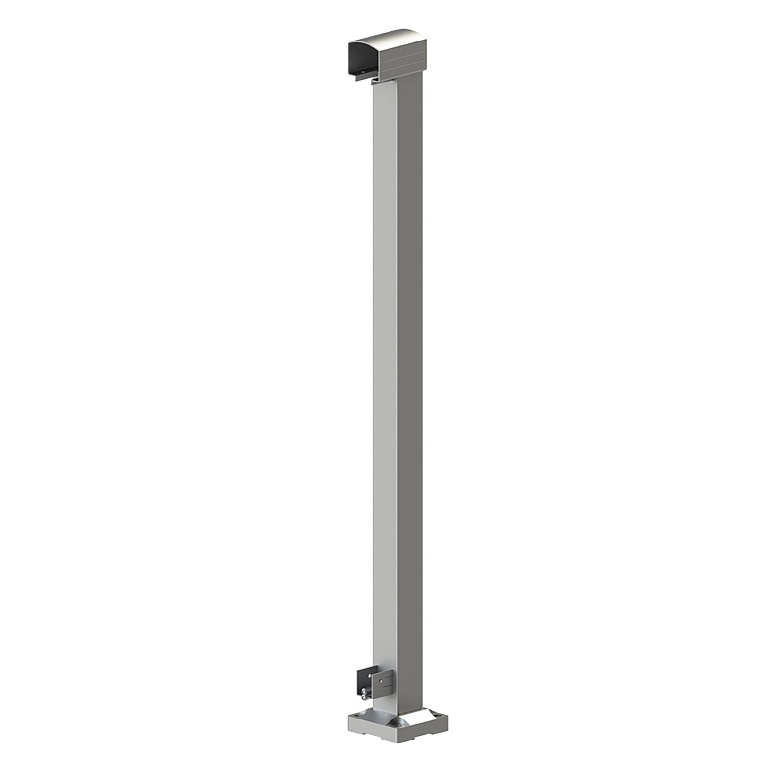 Peak 1000mm Silver Aluminium Deck Balustrade End Post product image