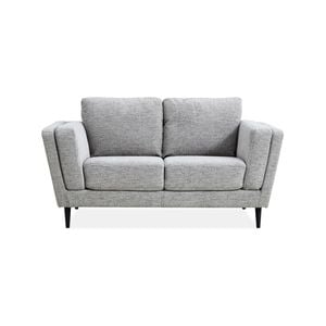 Skylar 2 Seater Sofa Fabric Uplholstered Lounge Couch - Pepper