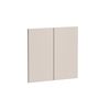 Kaboodle 600mm Cannellini Modern Med Rangehood Doors - 2 Pack
