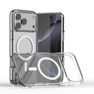For Apple iPhone 18 Pro Max /17 Pro Max MagSafe Magnetic Case Shockproof Protective Clear Cover (Clear)