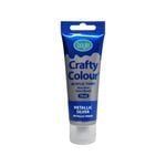 Boyle 75ml Metallic Silver Crafty Colour Acrylic Paint