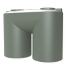 Melro Tanks 5000L Rivergum Slimline 5010 Poly Water Tank