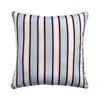 Marquee 45cm Blue Red Annie Pinstripe Outdoor Cushion