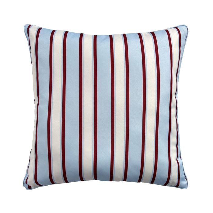 Marquee 45cm Blue Red Annie Pinstripe Outdoor Cushion
