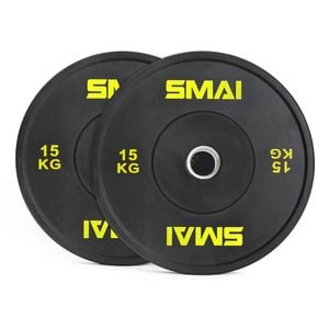 Smai Smai Home Gym Bumper Plates - 15kg (pair) -