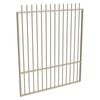 ProtectorAl 1201 - 1500 x 1800mm Paperbark Aluminium Garden Gate Picket Top with Mid Rail