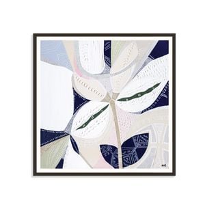 Artist Lane "Wild Flower Ranges 2 " by Ani Ipradjian - 41x41cm Black Framed Print