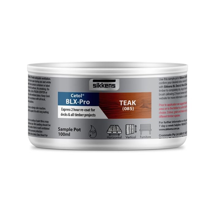 Sikkens 100ml Teak Cetol BLX-Pro Timber Stain - 100ml