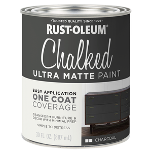 Rust-Oleum 887ml Charcoal Ultra Matt Chalked Paint