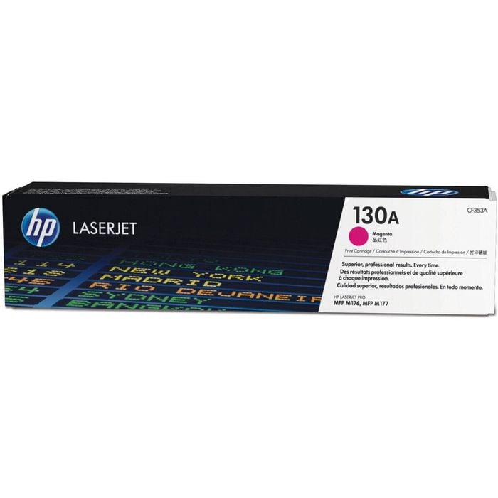 Hp 130a Original Laser Toner Cartridge - Magenta - 1 Each - 1000 Pages