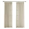 Clonard 295 x 205CM Natural Sheer Pencil Pleat - Single