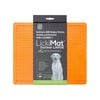 Lickimat Soother Original Slow Food Licking Mat for Cats & Dogs New Style Large - Orange
