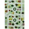 Handtufted Wool Rug-charlie Town 6450-green-110x160cm