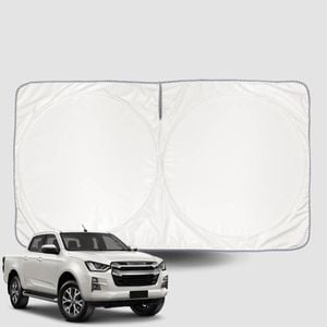 Windscreen Sun Shade for Isuzu® D-Max Space Cab 2013-2020 Universal Fit Window Visor UV Block