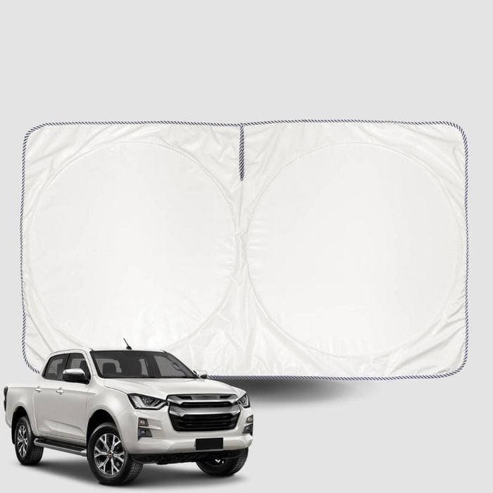 Windscreen Sun Shade for Isuzu® D-Max Space Cab 2013-2020 Universal Fit Window Visor UV Block
