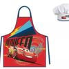 Disney Cars Lightning McQueen Red Kids Apron and Chef Hat