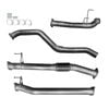 Ignite Exhausts Dpf Back For Mazda Bt50 B30b 3l With Straight Pipe Raw Aluminised Steel