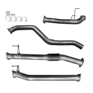 Ignite Exhausts Dpf Back For Mazda Bt50 B30b 3l With Straight Pipe Raw Aluminised Steel