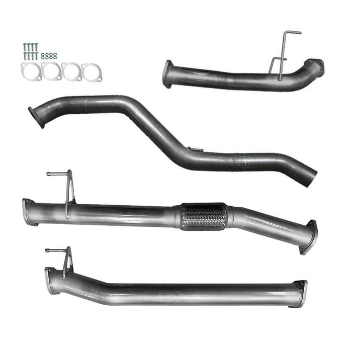 Ignite Exhausts Dpf Back For Mazda Bt50 B30b 3l With Straight Pipe Raw Aluminised Steel