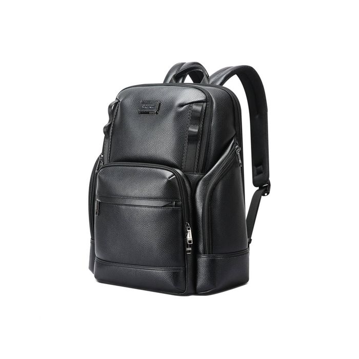BOPAI 15.6" Premium Leather Laptop Backpack 33L B3511