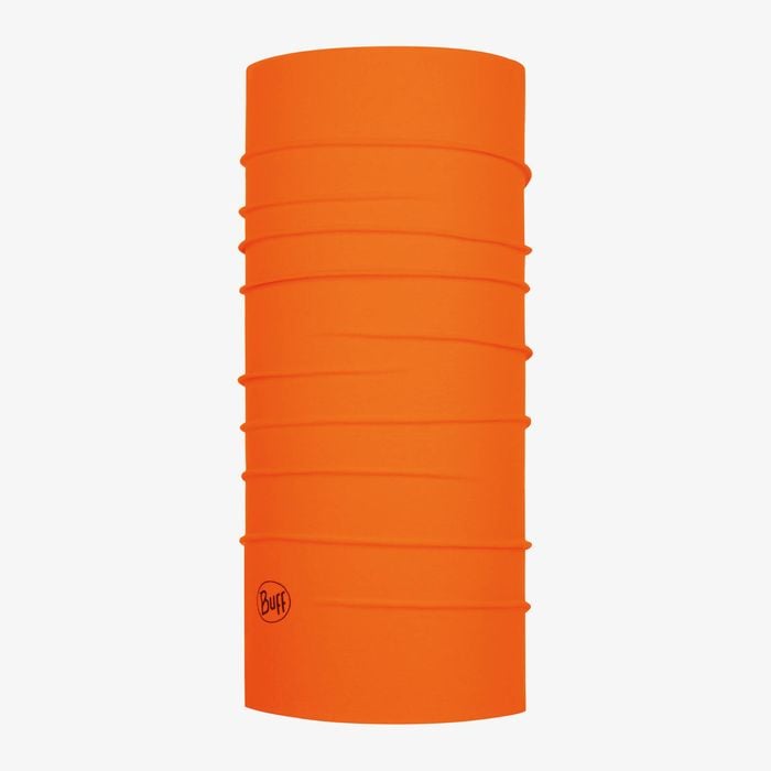 BUFF Safety Original Ecostretch Multifunctional Neckwear - Solid Orange Fluor