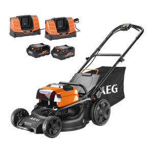 AEG 2 x 18V (36V) 6.0AH 18" FUSION Lawn Mower Kit