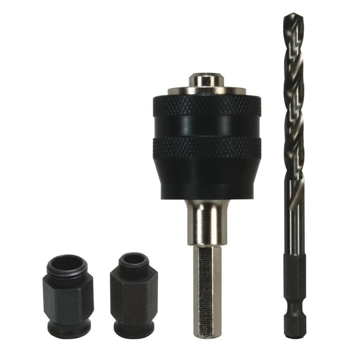 Diablo 3/8" Snap-Lock Plus Hole Saw Mandrel System including Bit & Nuts