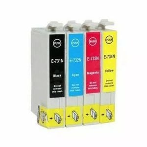 E-0731n Compatible Inkjet Cartridge Set 4 Ink Cartridges