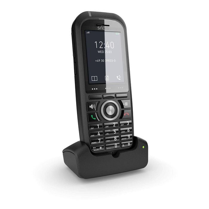 Snom M70 Ip Dect Handset, Bluetooth, Alarm Function, Protective Cover, Hd Audio Quality, Lcd Color Screen