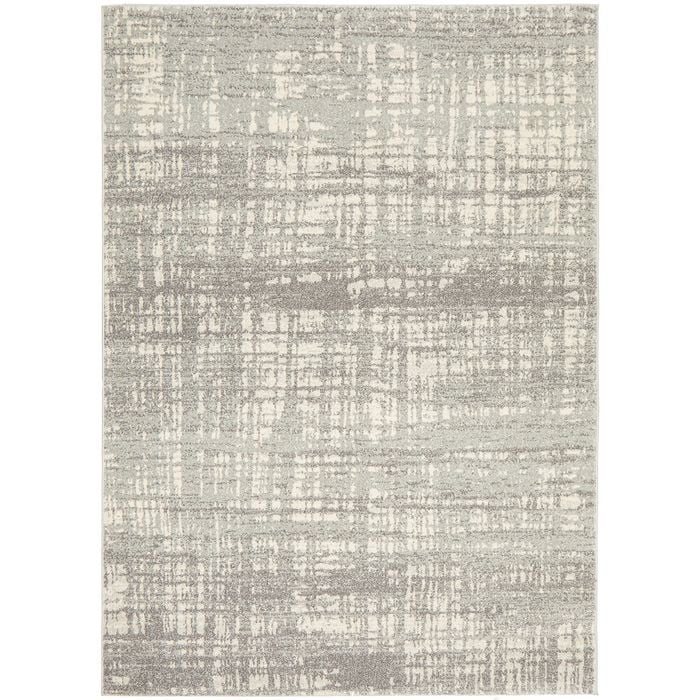 The Rug Connection Ama 354 Silver 290x200cm - Large Pet Friendly Indoor Floor Rug