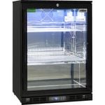 Rhino Black Glass Door Bar Fridge (Right Hinged) - SG1R-B