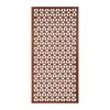 Tuscan Path 1800 x 900mm Rust Geometric Screen Panel