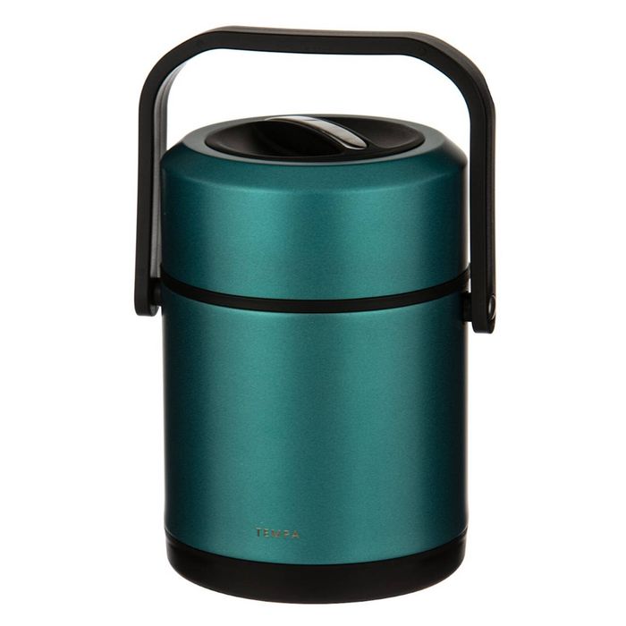 Tempa Parker Stainless Steel 1.6L/21cm Insulated Food Container w/ Handle Teal