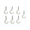 Everhang 7mm White PVC Cup Hook - 7 Pack
