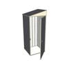Build-a-Shed 0.8 x 0.8 x 2m Skillion Single Hinged Door Shed - Grey
