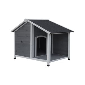 Alopet Dog Kennel Kennels House Pet Wooden Large Cage Cabin Box Awning