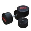 2 Pack of 40kg Commercial Grade Rubber Coated Dumbbell Hand Weight Total 80kg