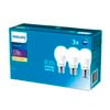 Philips A60 E27 LED 1350Lm Warm White 13W Globe - 3 Pack