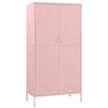 vidaXL Wardrobe Pink 90x50x180 cm