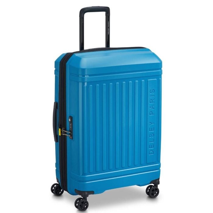 Delsey Lutece Se Lightweight Exp 3.1kg Medium Suitcase - Blue