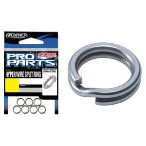 4 Pack of Size 11H Owner 5196 290lb Stainless Steel Hyper Wire Split Rings